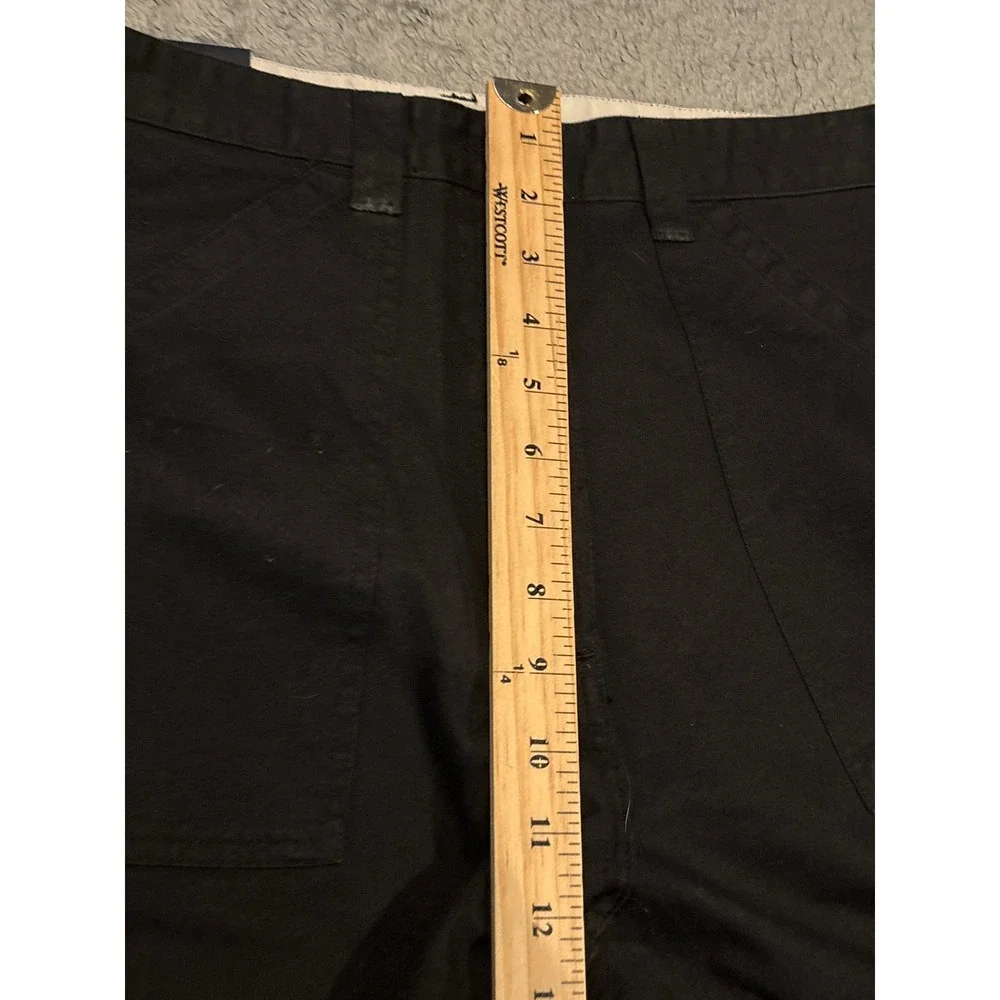Bill Blass Jeans Womens Black Soft Touch Capri Pants Size 12 High Rise Cropped